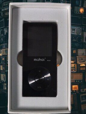 New M220 Portable Digital Audio MP3 Player with screen film still in place.